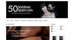 Desktop Screenshot of 50sombrasspain.com