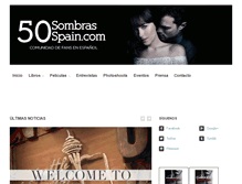 Tablet Screenshot of 50sombrasspain.com